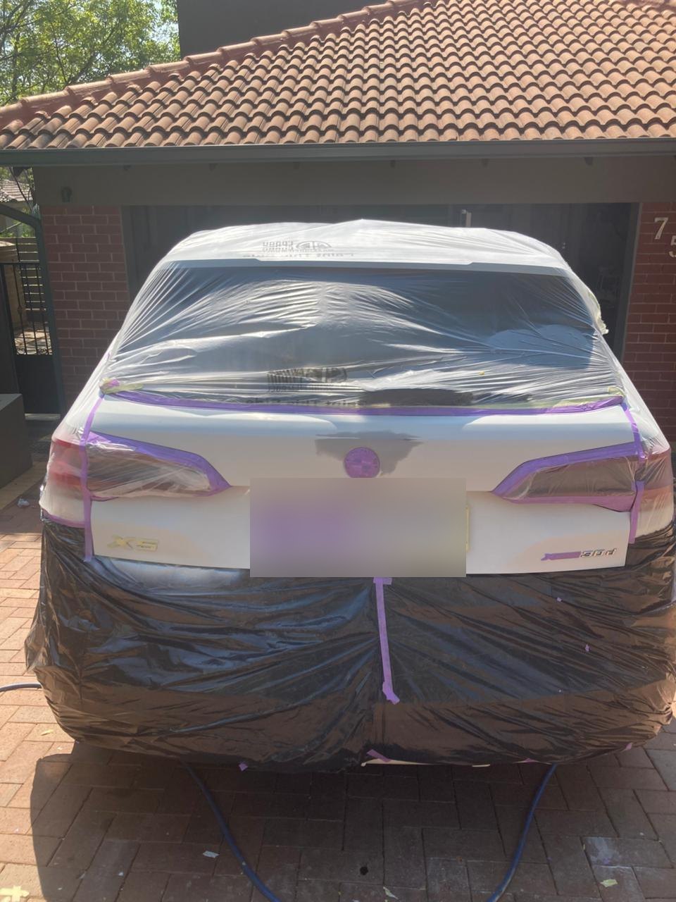 BMW X5 — Rear Tailgate before