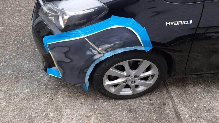 Bumper Respray before