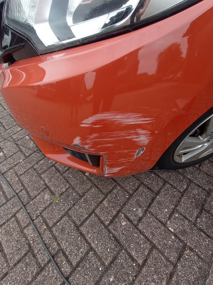 Hatchback Bumper — Before